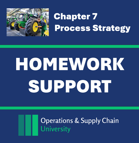 Homework Support Ch07: Process Strategy (Digital Download)