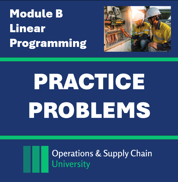Practice Problems Mod B: Linear Programming (Digital Download)