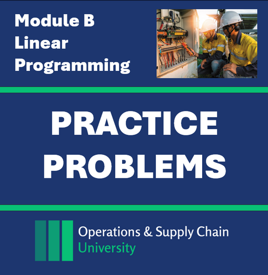 Practice Problems Mod B: Linear Programming (Digital Download)
